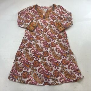 Kundalini women’s textured multicolor kimono dress M L127-34